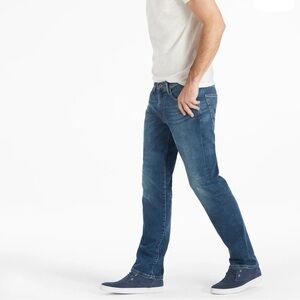 Lucky Brand 221 Straight Men's Blue Denim Jeans 40x30